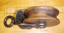 Antique Single Rope Pulley Block & Tackle