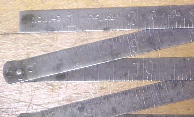 Lufkin Steel Folding Rule Zig Zag No. 1143 Rare!
