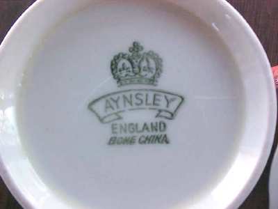 Aynsley Teacup & Saucer Beautiful Salmon
