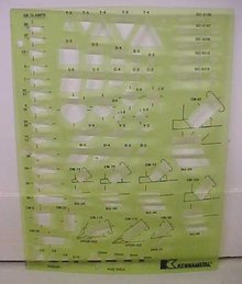 Kennametal Symbol Template Kub Drill Trigon CK Clamps
