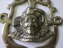 Brass Horse Rosette Unusual Clown Design