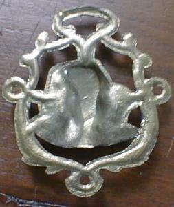 Brass Horse Rosette Unusual Clown Design