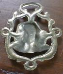 Brass Horse Rosette Unusual Clown Design