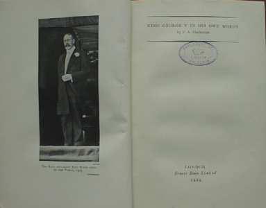 King George V In His Own Words Mackenzie 1929