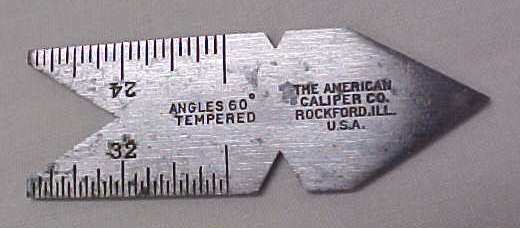 American Caliper Co. Center Gage