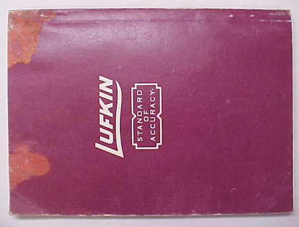 Lufkin No. 8 Catalog