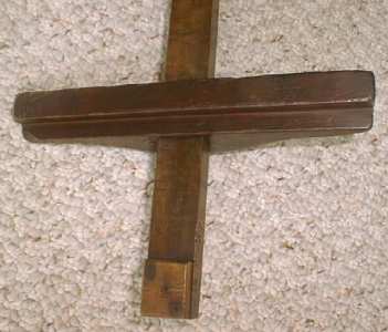 Antique Marking Gauge Large Fruitwood