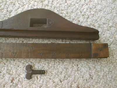 Antique Marking Gauge Large Fruitwood
