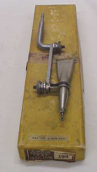 Lufkin No. 199 Test Indicator w/ Box Rare!