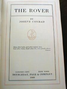 The Rover Joseph Conrad 1923 Leather
