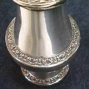Ornate Silver Plated Salt & Pepper England
