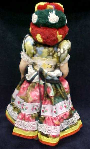 Ethnic Doll Vintage Colorful Costume