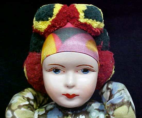 Ethnic Doll Vintage Colorful Costume