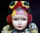 Ethnic Doll Vintage Colorful Costume