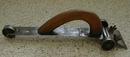 Antique Hand Scraper on Cast Iron Wheels Rare!
