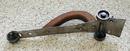 Antique Hand Scraper on Cast Iron Wheels Rare!