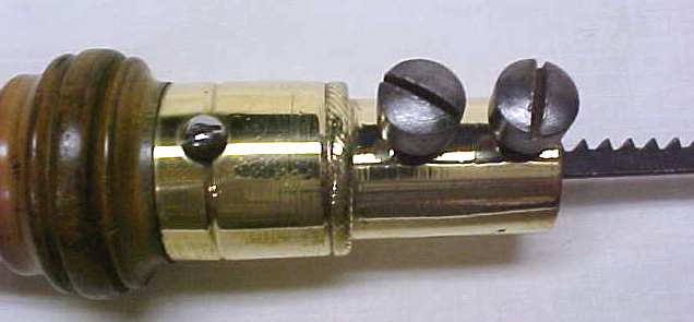 Pad Saw w/ Boxwood Handle Antique