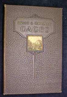 Pratt & Whitney 1929 Gages Catalog