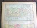 Antique Map Puerto Rico British Columbia 1901