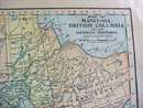 Antique Map Puerto Rico British Columbia 1901