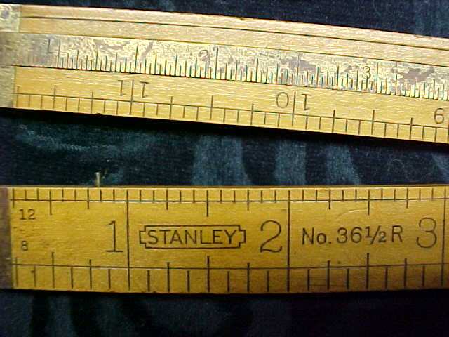 Stanley No. 36 1/2R Boxwood Caliper Rule