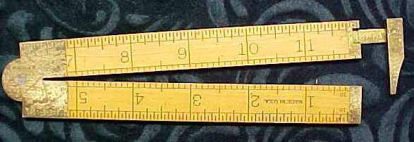 Stanley No. 36 1/2R Boxwood Caliper Rule