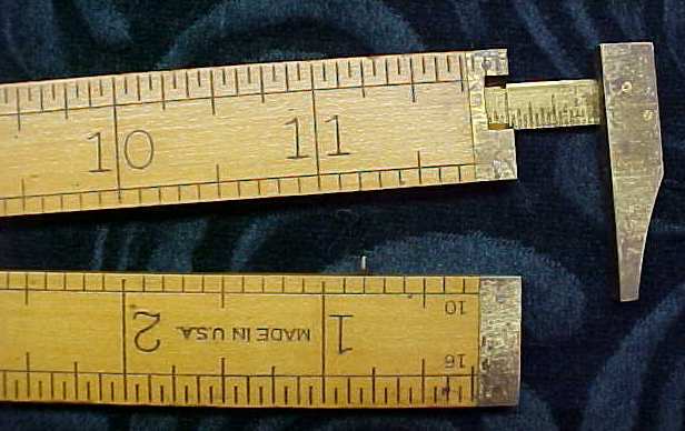 Stanley No. 36 1/2R Boxwood Caliper Rule