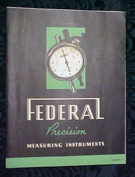Federal Measuring Instruments Catalog 1937