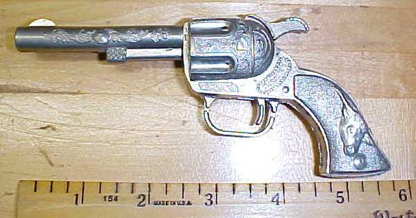 Smokey Cap Gun Pistol Cast Metal