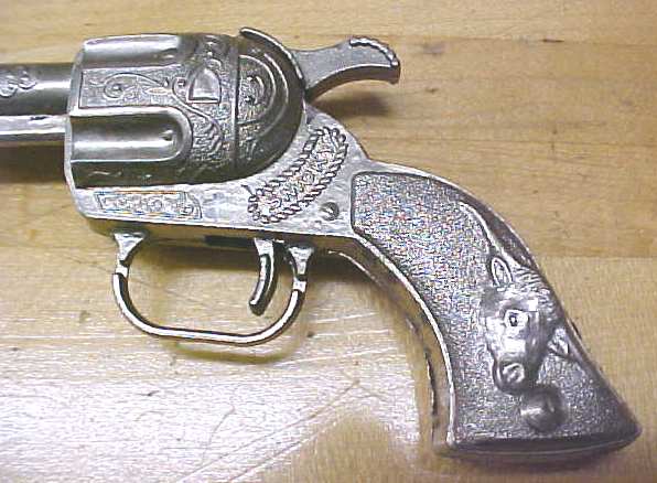 Smokey Cap Gun Pistol Cast Metal
