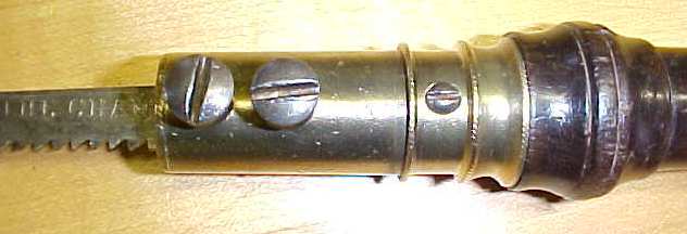 J. Sidebottom Cocobolo Pad Saw