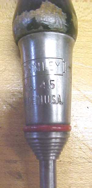 Stanley No. 45 Hurwood Screwdriver