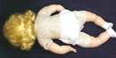 Mama Doll Big Eyes Blonde Saran Wig
