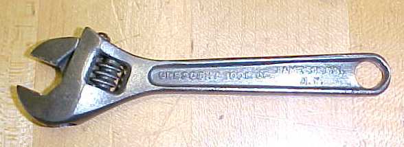 Crescent Tool Co. Adjustable Wrench 4 inch