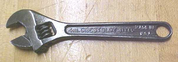 Crescent Tool Co. Adjustable Wrench 4 inch