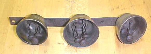 Sleigh Bells Bell Set Brass Barn Door