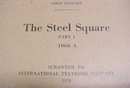 Steel Square Instruction Booklet Set ICS 1920