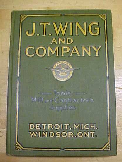 J.T. Wing Tool and Machine Catalog 1925