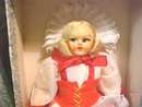 Ethnic Doll Switzerland Felt Face + Orig Box