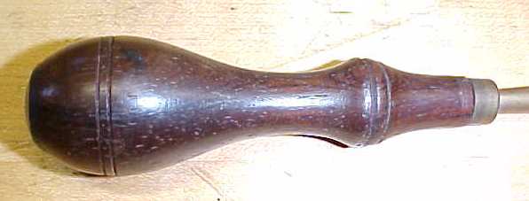 Brass 3 Point Fork Tool Rosewood Handle
