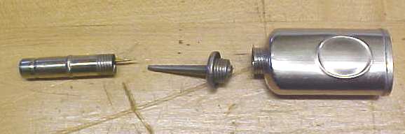 Miniature Nickel Plated Oil Can Pat. 1905