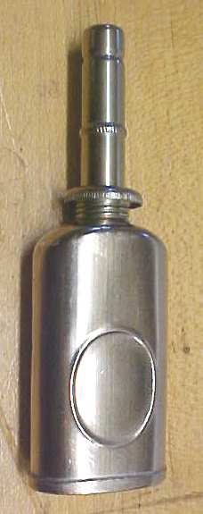 Miniature Nickel Plated Oil Can Pat. 1905