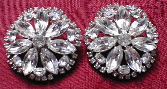 Weiss Rhinestone Earrings