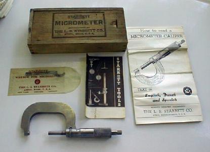 Starrett No. 2C Micrometer 1-2