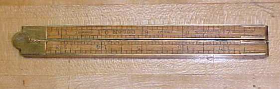 Lufkin No. 780 Brass Bound Rule