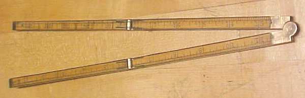 Lufkin No. 780 Brass Bound Rule