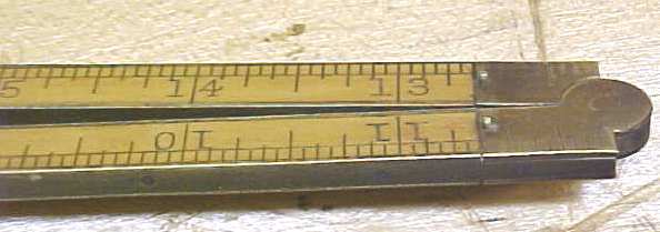 Lufkin No. 780 Brass Bound Rule