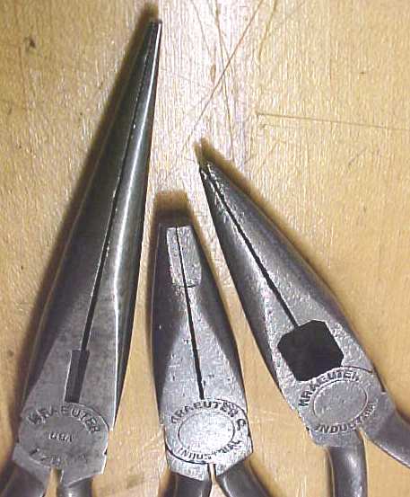 Kreauter Long Nose Pliers Group of 3