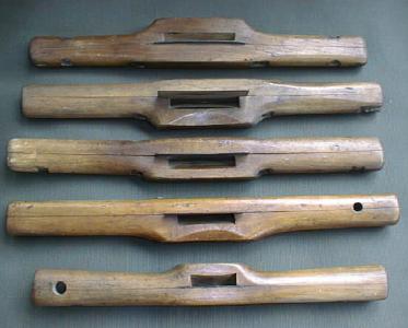 Cabinetmaker's Scrapers / Shaves Set of 5 Antique