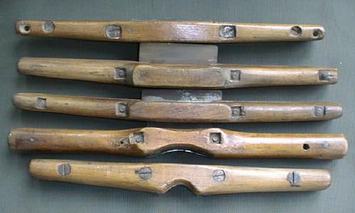Cabinetmaker's Scrapers / Shaves Set of 5 Antique
